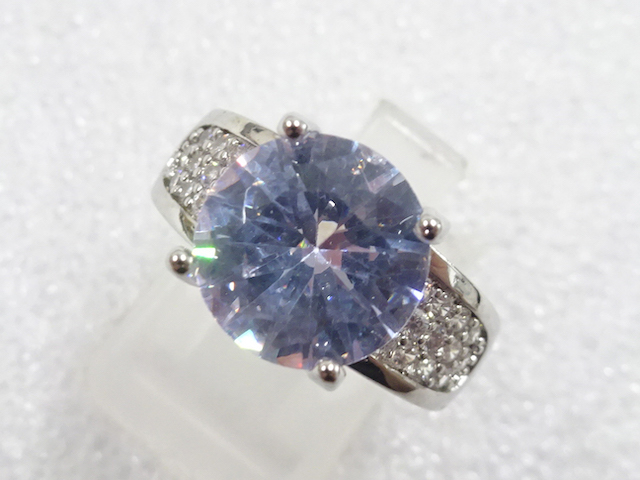 JAPANESE KIMONO / ANTIQUE CRYSTAL RING (SIZE 12)